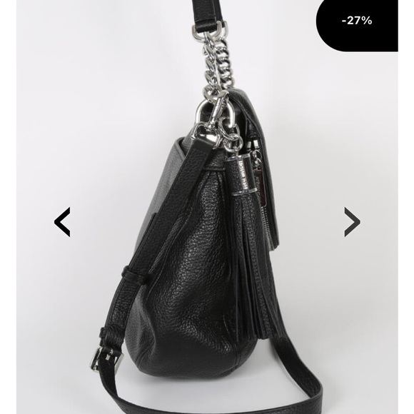 Michael Kors Bedford Shoulder Bag Black Purse - Picture 7 of 7